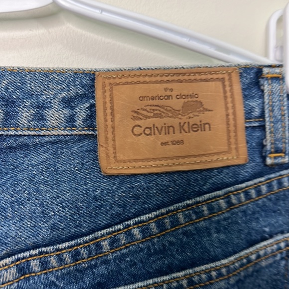Calvin Klein Vintage American Classic Straight Leg Jeans Size 33 - Picture 5 of 9